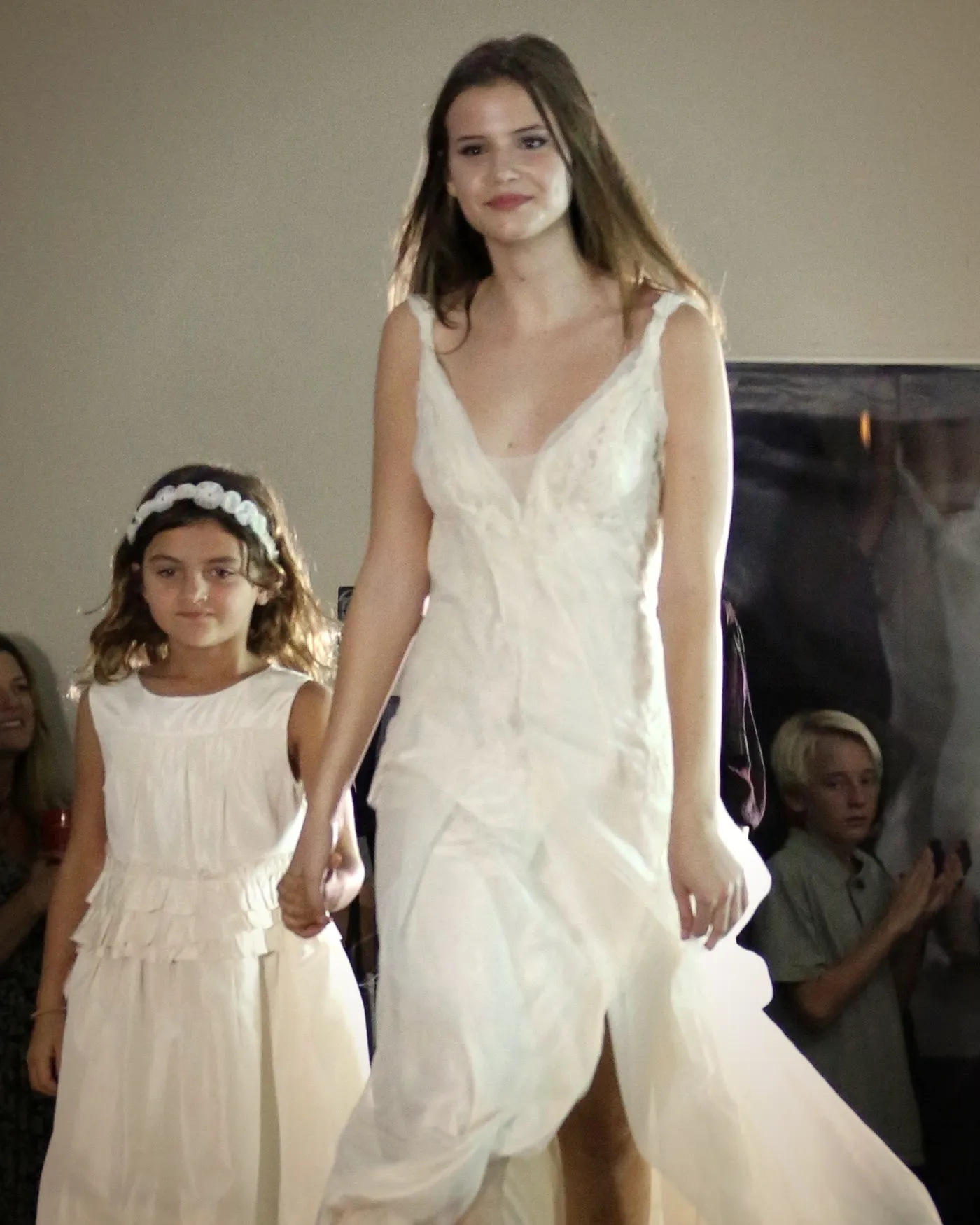 Bridal finale with flower girl — Kites by Carla Manuel