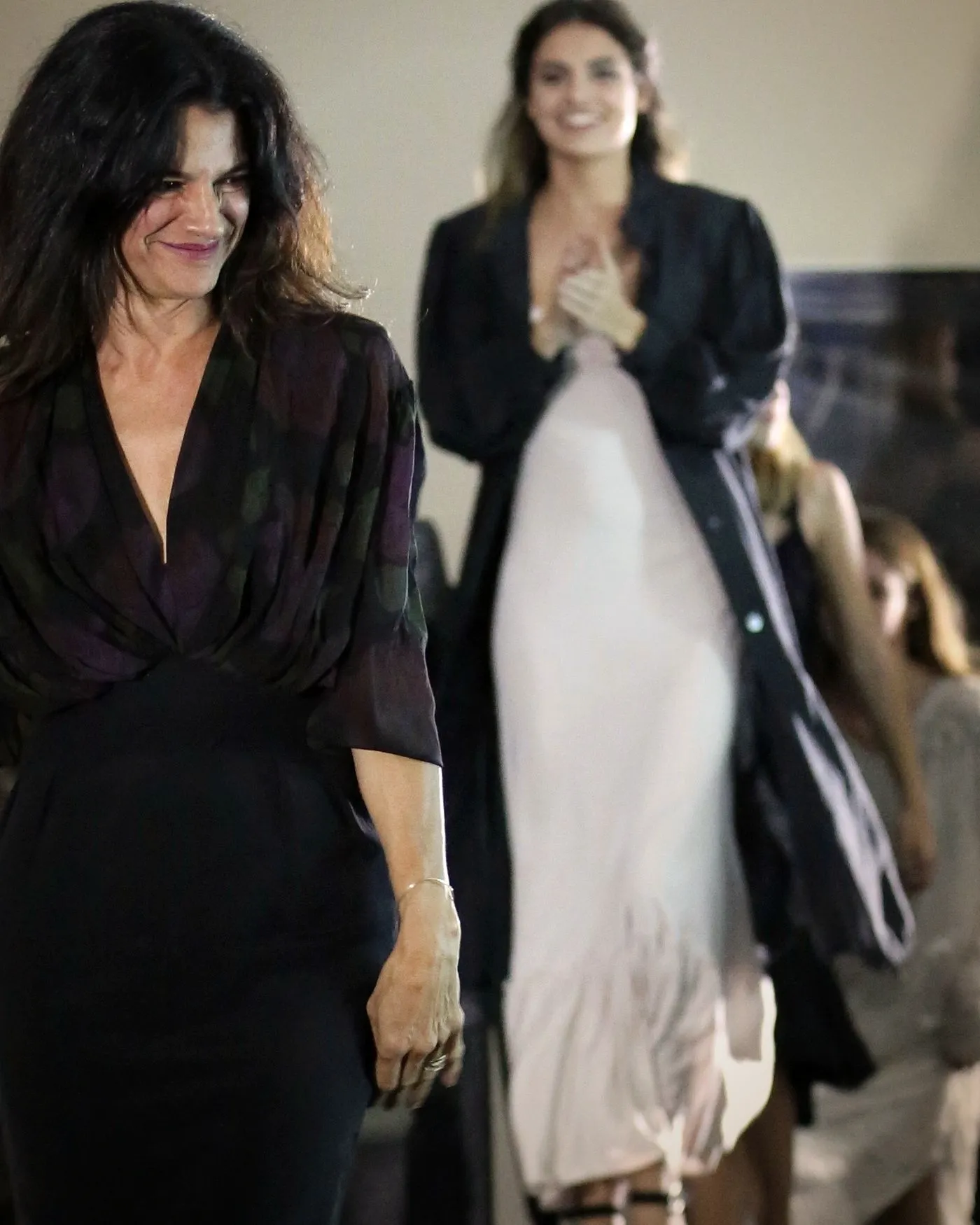 Carla Manuel walking the runway at her Candlelight show, 2016