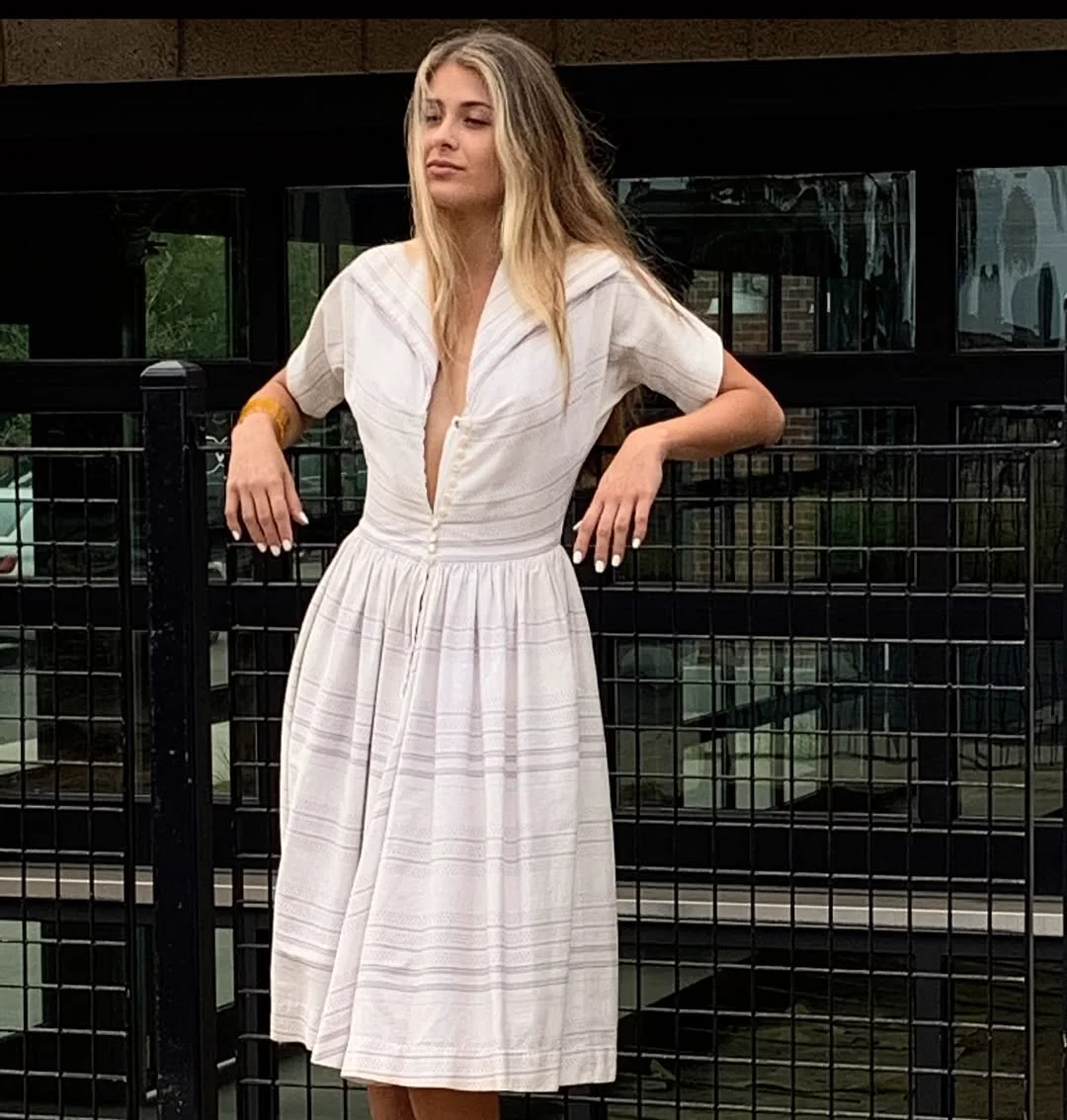 Seyla wearing the Vera dress by Kites by Carla Manuel